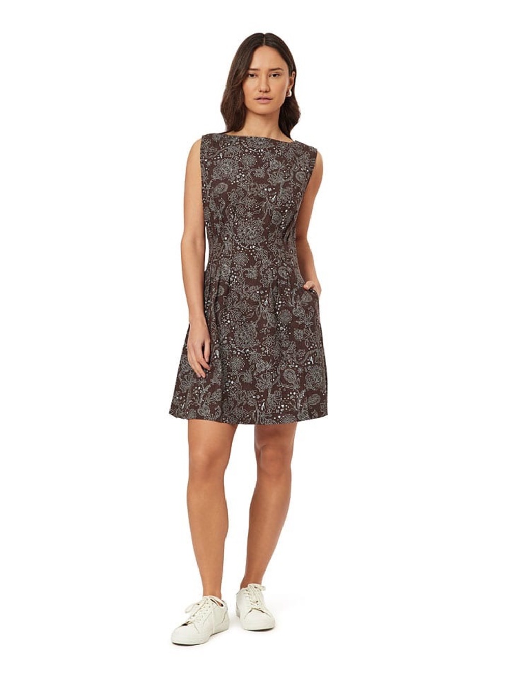 Scotch & Soda
Paisley Print Boatneck
Fit & Flare Dress